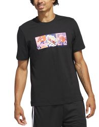 ADIDAS Lil' Stripe Basketball Graphic Tee Black