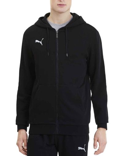 PUMA TeamGoal 23 Causal Hooded Jacked Black