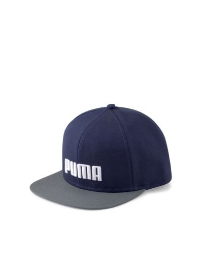 PUMA Flat Brim Cap Navy/Grey