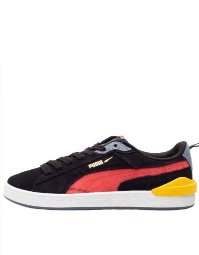 PUMA Suede Bloc Leather Shoes Black