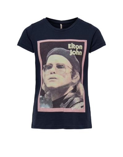 ONLY x Elton John Printed Tee Navy