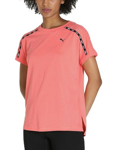 PUMA Logo Boyfriend Training Tee Orange