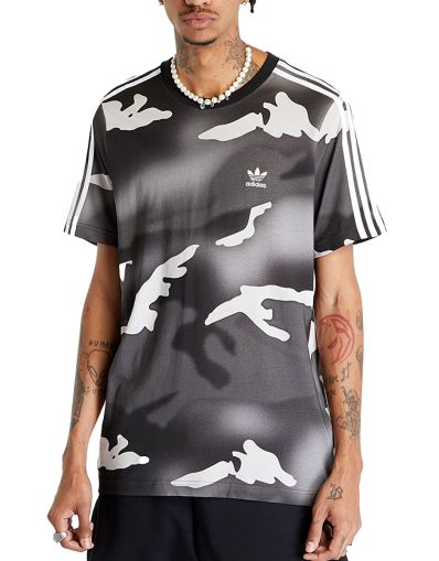 ADIDAS Originals Graphics Camo Allover Print Tee Black