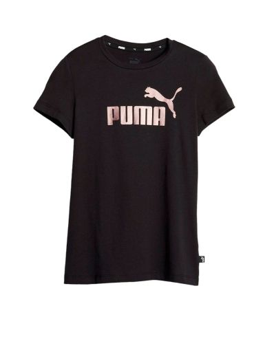 PUMA Essentials+ Logo Tee Black