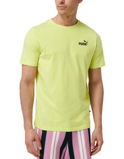 PUMA Ess Small Logo Tee Yellow