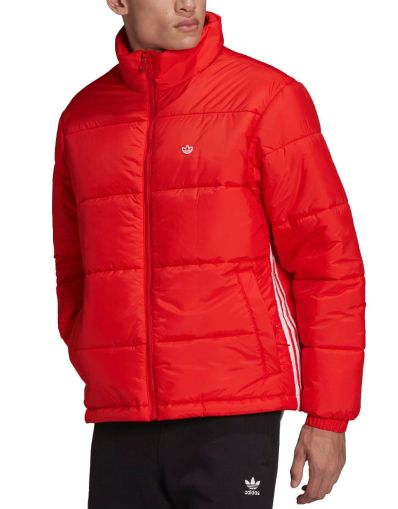 ADIDAS Originals Padded Stand-Up Collar Puffer Jacket Red