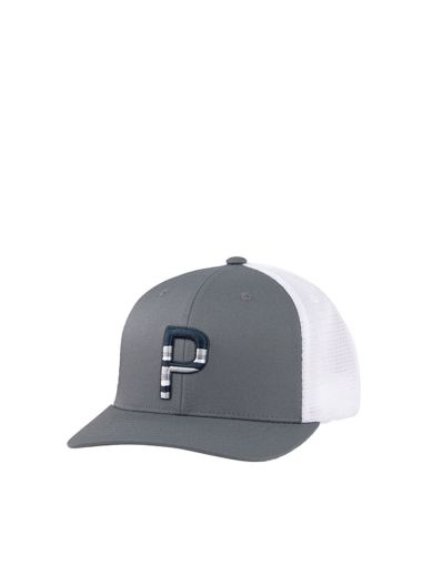 PUMA Sundown Trucker Snapback P Cap Grey/White