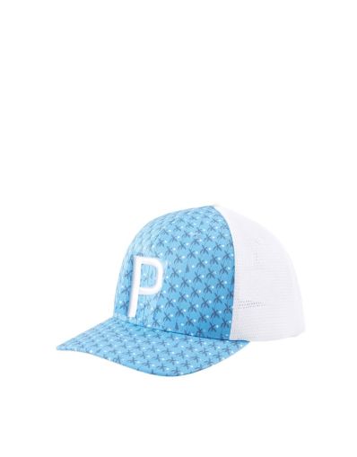 PUMA Palms Trucker P Snapback Cap Blue/White