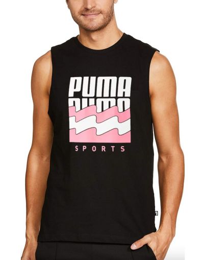 PUMA Summer Graphic Tank Top Black