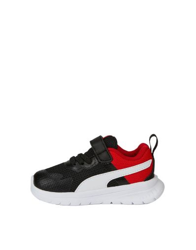 PUMA Evolve Run Mesh Alternative Closure Shoes Black/Red Inf