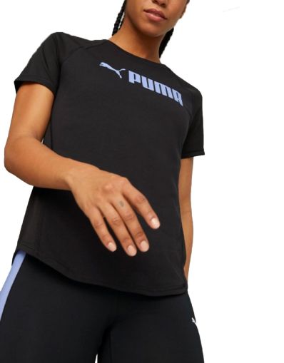 PUMA Fit Logo Traiing Tee Black