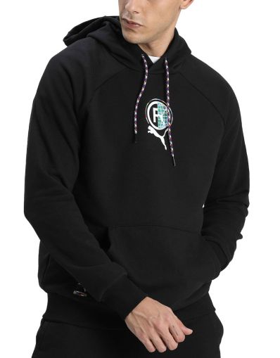 PUMA International Graphic Hoodie Black