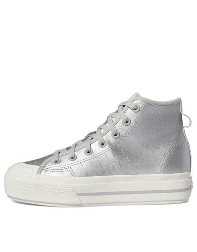 ADIDAS Originals Nizza Platform Mid Shoes Silver