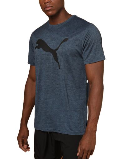 PUMA Favorite Heather Cat Training Tee Blue