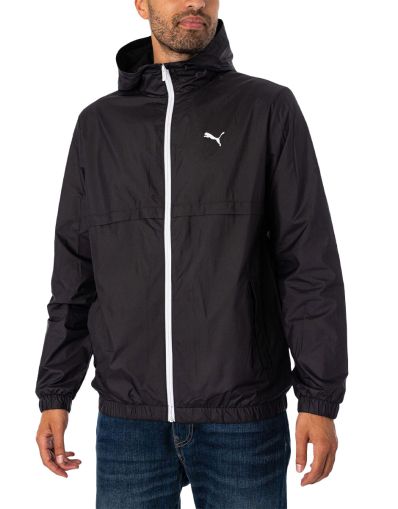 PUMA Ess Solid Windbreaker Jacket Black