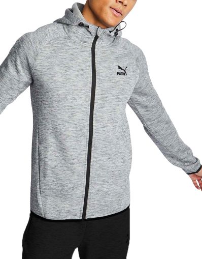 PUMA Evotec Full Zip Hoodie Grey