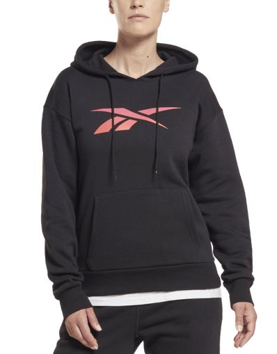 REEBOK Identity Vector Graphic Hoodie Black