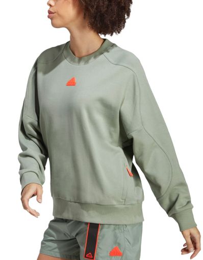 ADIDAS Sportswear City Escape Loose Crew Sweatshirt Green