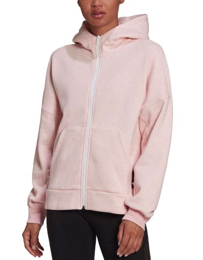 ADIDAS Sportswear Studio Louge Full-Zip Hoodie Pink