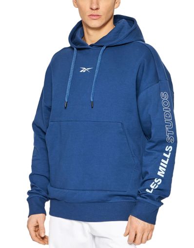 REEBOK Les Mills Dreamblend Hoodie Blue