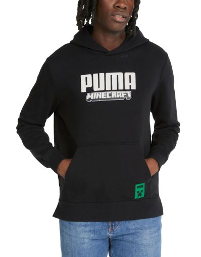 PUMA x Minecraft Graphic Hoodie Black