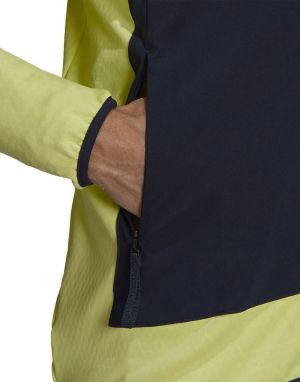 ADIDAS Terrex Tech Fleece Light Hooded Jacket Yellow