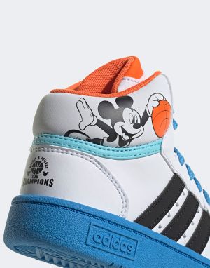 ADIDAS x Disney Mickey Mid Hoops Shoes White/Multi