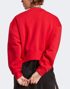 ADIDAS Originals Adicolor Essentials Crew Sweatshirt Red