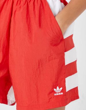 ADIDAS Originals Large Logo Shorts Red/White