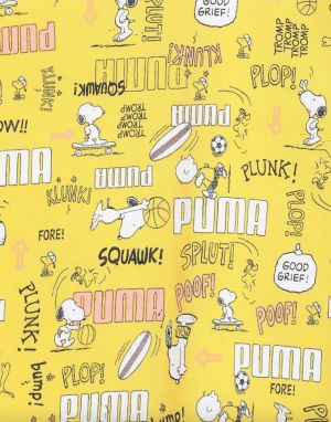 PUMA x Peanuts AOP Tee Yellow