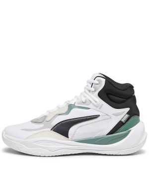 PUMA Playmaker Pro Mid Plus Basketball Shoes White/Multi