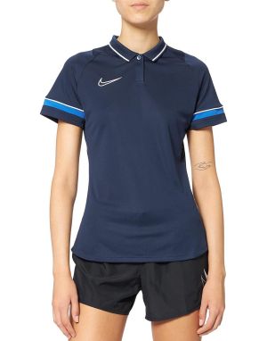 NIKE Dri-Fit Academy 21 Short Sleeve Polo Navy