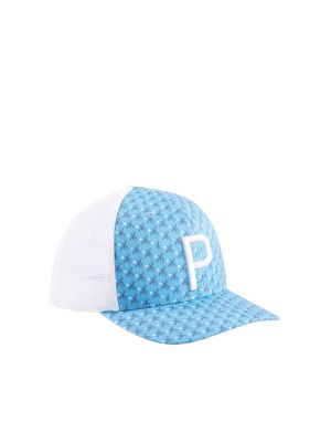 PUMA Palms Trucker P Snapback Cap Blue/White