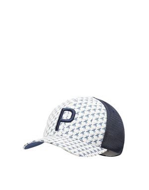 PUMA Palms Trucker P Snapback Cap White/Navy