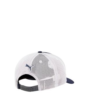 PUMA Sundown Trucker Snapback P Cap Blue/White