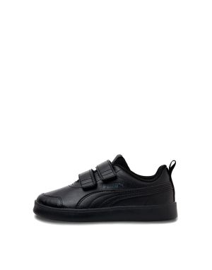 PUMA Courtflex Infants All Black