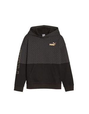 PUMA Power Colourblock Hoodie Black