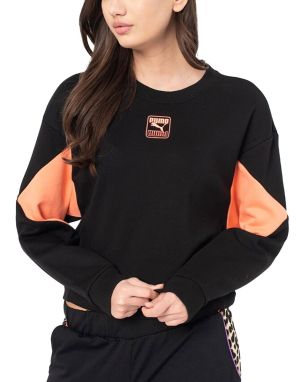 PUMA Rebel Crew Tr Blouse Black