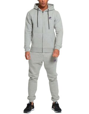 LOTTO Hooded Training Track Suit Melange Grey