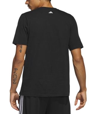 ADIDAS Lil' Stripe Basketball Graphic Tee Black