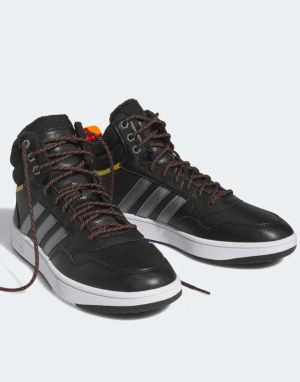 ADIDAS Hoops 3.0 Mid Winter Shoes Black