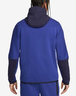 NIKE Sportswear Tech Fleece Full Zip Hoodie Blue