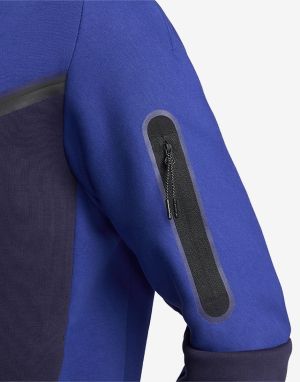 NIKE Sportswear Tech Fleece Full Zip Hoodie Blue